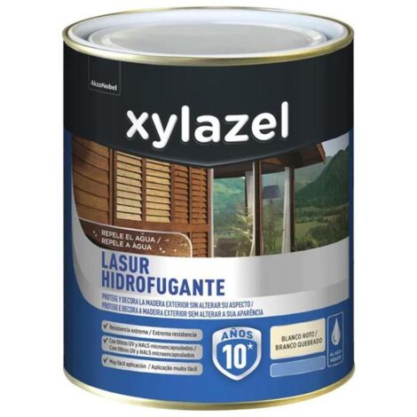 Xylazel Lasur Protector Hidrofugante Satinado Blanco Roto 750 ml