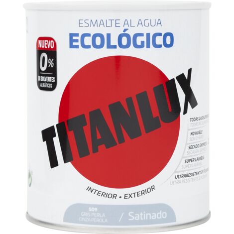 Titanlux Ecológico Esmalte al agua mulisuperficie Satinado Blanco 2,5 L
