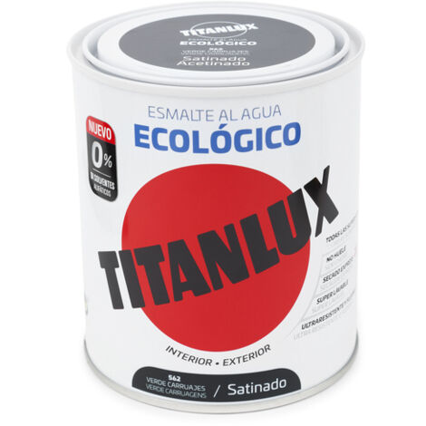 Titanlux Ecológico Esmalte al agua mulisuperficie Brillante Verde Carruajes 2,5 L