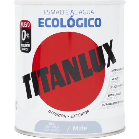 Titanlux Ecológico Esmalte al agua mulisuperficie Mate Blanco 2,5 L