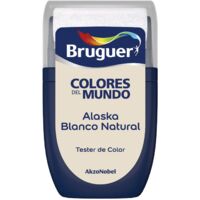 Bruguer Tester Colores del Mundo Pintura para paredes monocapa Alaska Blanco Natural 30 ml