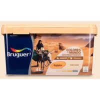 Bruguer Colores del Mundo Pintura para paredes monocapa Egipto Ocre Suave 4 L