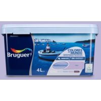 Bruguer Colores del Mundo Pintura para paredes monocapa Mediterráneo Lila 4 L