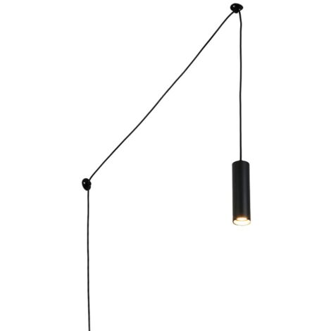 Minimalistische Pendelleuchte mit Kabel und Stecker „Rim“ - GU10