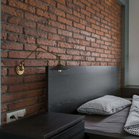 Schwenkbare Vintage Wandleuchte „Wallen“