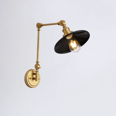 Schwenkbare Vintage Wandleuchte „Wallen“