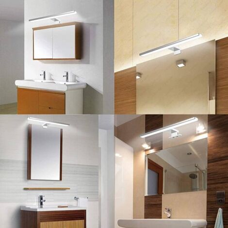 Specchio da parete per bagno LED 8W 40cm - Bianco Neutro