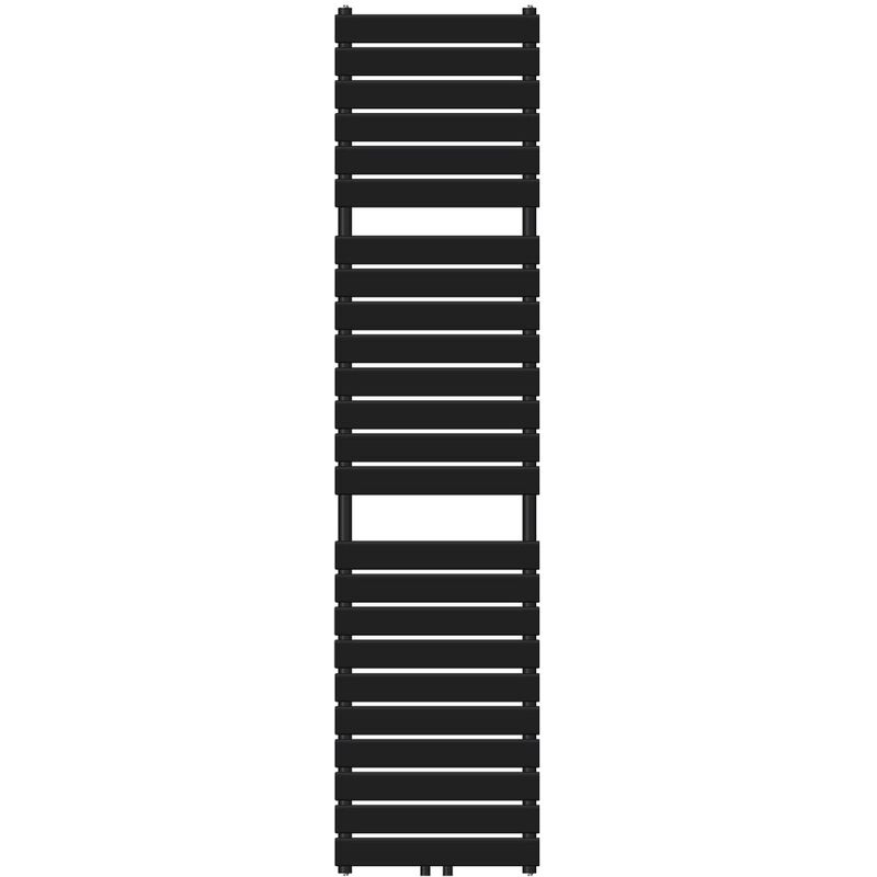 LuxeBath Heizkörper Designheizkörper Stella Paralellheizkörper, Schwarz  1050x600mm horizontal