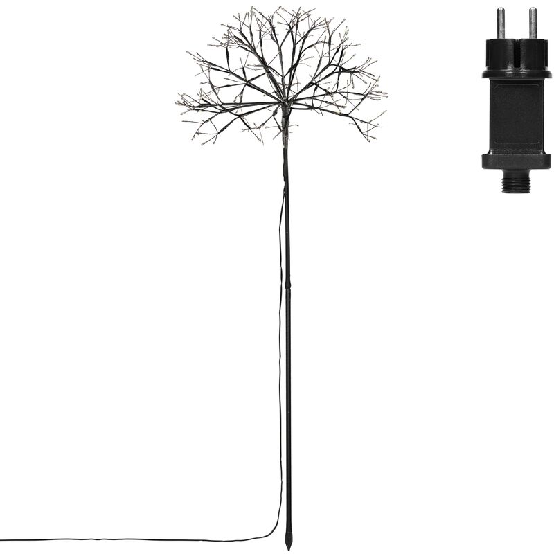 ECD Germany LED-Baum 180 cm mit 480 warmweißen LEDs, Lichterbaum mit Timer,  Leuchtbaum Innen & Außen IP44, Beleuchteter Dekobaum, Baum mit Beleuchtung