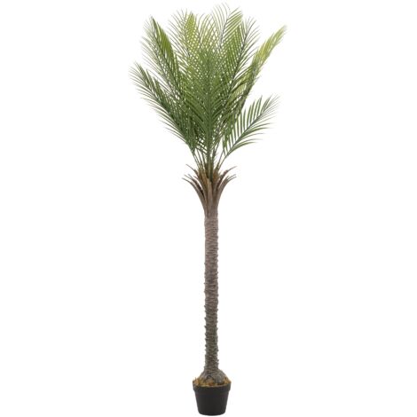 ML-Design Künstliche Palme 180 cm, Künstliche Pflanzen groß, Tropische Kunstpalme, Kunstpflanze, Fake Plant Deko, Plastik Pflanze im Topf für Indoor/Outdoor, Kunstbaum wie echt für Wohnzimmer Büro (1/5)