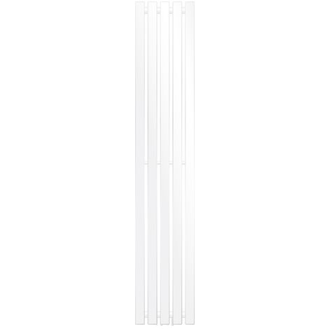 ECD Germany Paneelheizkörper Vertikal, 260x1400 mm, Weiß, mit  Mittelanschluss, Design Flach Heizkörper, Einlagig Badheizkörper,  Designheizkörper Einreihig