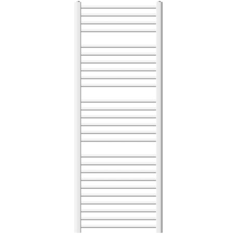 ECD Germany Renovierungsheizkörper Austausch 600 x 1600 mm - Weiß - gerade mit Seitenanschluss 650 mm - Badheizkörper Heizkörper Handtuchwärmer Handtuchtrockner