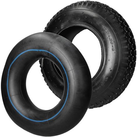 Schubkarre Reifen mit Schlauch 4.80/4.00-8 SET Ersatzreifen Mantel Reifen 
