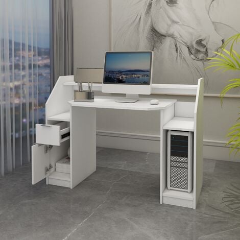 BOLTON - PC Bürotisch Schreibtisch 135 Tisch FMD cm Arbeitstisch ca.