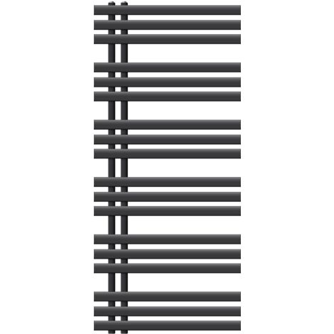 ECD Germany Iron EM Design Badheizkörper - 600 x 1400 mm - Anthrazit - Designheizkörper Paneelheizkörper Heizkörper Handtuchwärmer Handtuchtrockner Heizung Radiator (1/5)