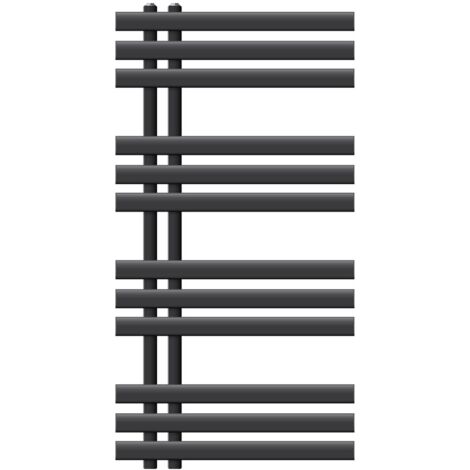 ECD Germany Iron EM Design Badheizkörper - 500 x 1000 mm - Anthrazit - Designheizkörper Paneelheizkörper Heizkörper Handtuchwärmer Handtuchtrockner Heizung Radiator