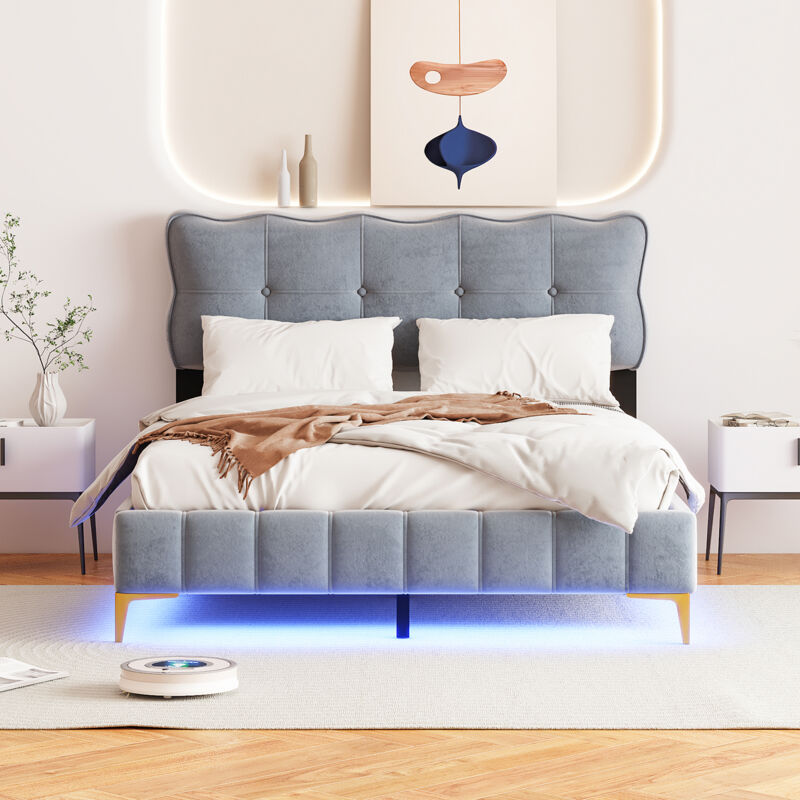 Armadio letto 140 x 200, con cassetti alla fine del letto e ripiani alla testa del letto, con