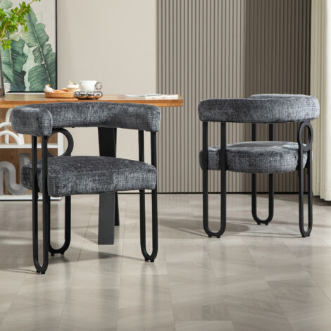 Sedie Da Moderne Senza Braccioli Gambe Legno Gomma Set 2 Pranzo Soggiorno Noce 90232150