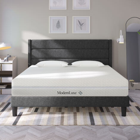 (=TH310158AAA) Materasso in schiuma fredda, 140x200, materasso in schiuma comfort a 7 zone, altezza 20 cm, H3, H2, materasso ergonomico in schiuma fredda con maniglie e rivestimento, lavabile in fibra (1/5)