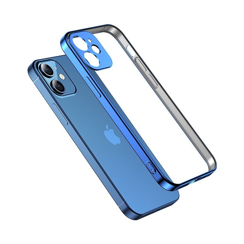 FAOMSEBS Coque transparente sans bord pour iPhone 12 FAOMSEBS Coque transparente sans bord pour iPhone 12