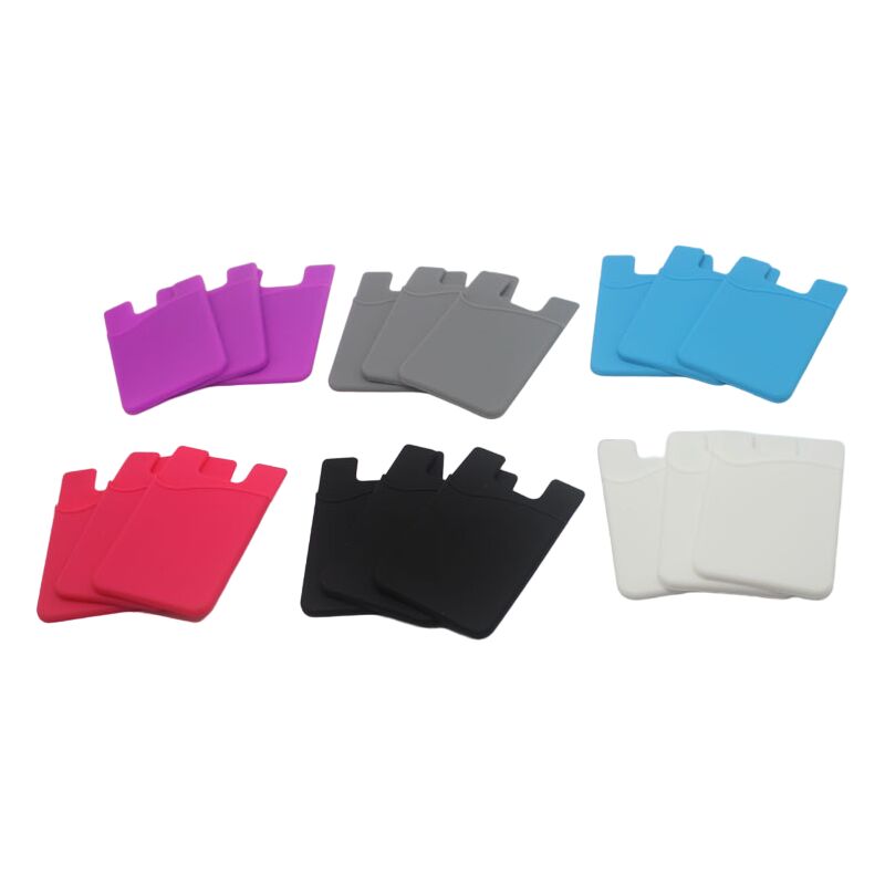 Porte-carte Adhésif Pour Téléphone – Pochette Silicone Pour Carte Bleue Kwmobile