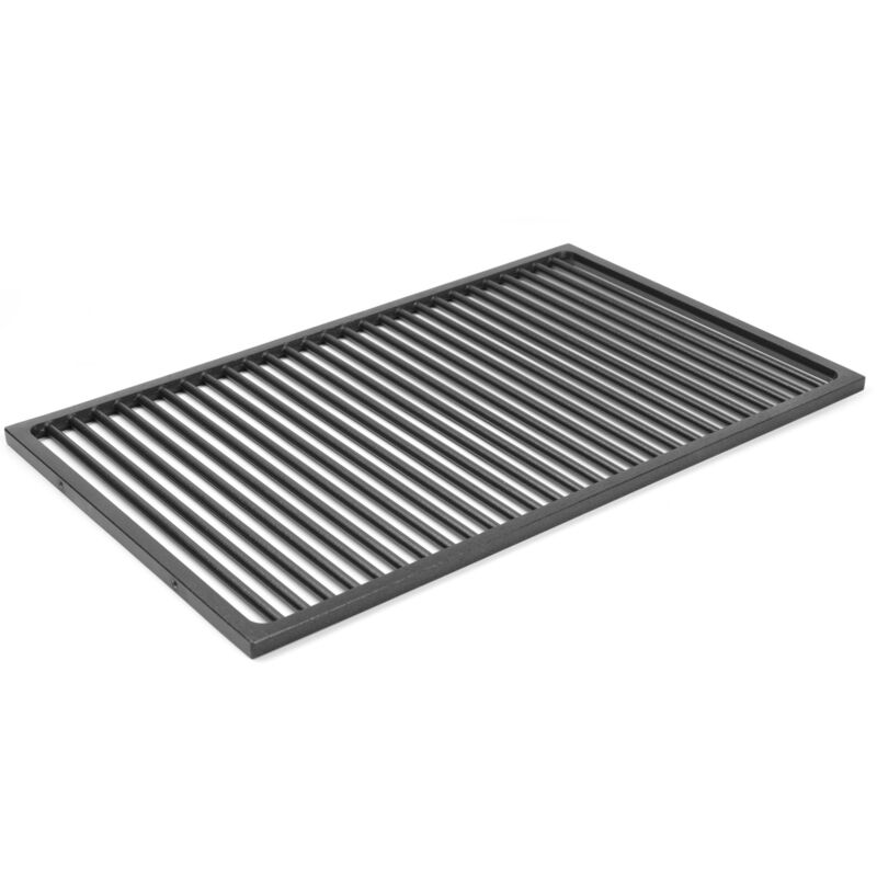 Panier Grill Pour Four GN1/1 - Acier Inoxydable AISI 304, Fond Ondulé - 530x325x40mm, Résiste à 200°C - Pour Frites, Légumes, Cuisson Air Fryer