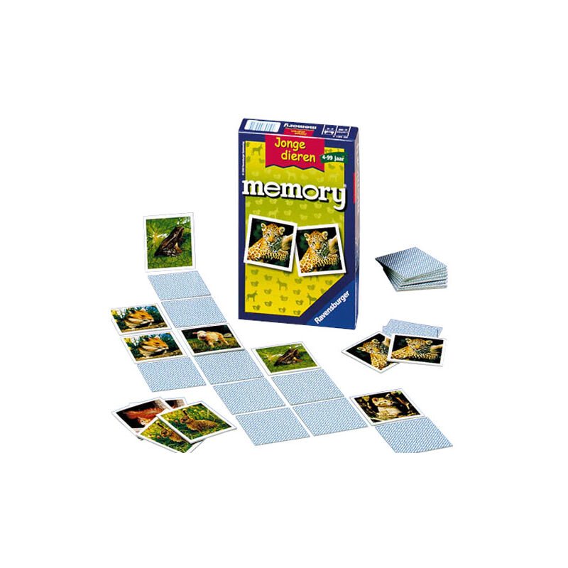 Ravensburger Spel Memory Jonge Dieren Poche