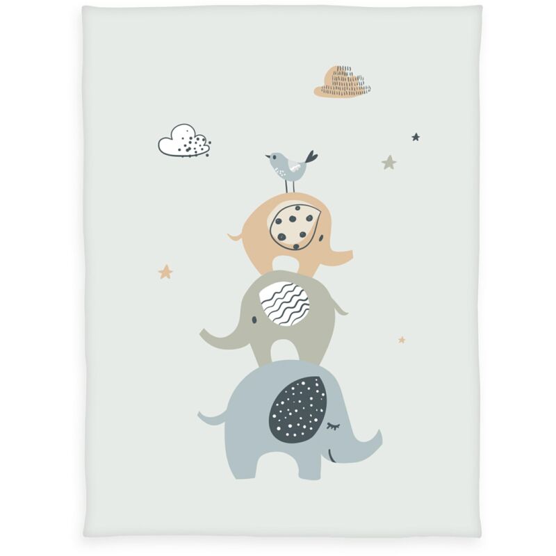 Couverture bébé blanchet en microfibre - NO NAME - Blanc - 80 cm x 110 Couverture bébé blanchet en microfibre - NO NAME - Blanc - 80 cm x 110