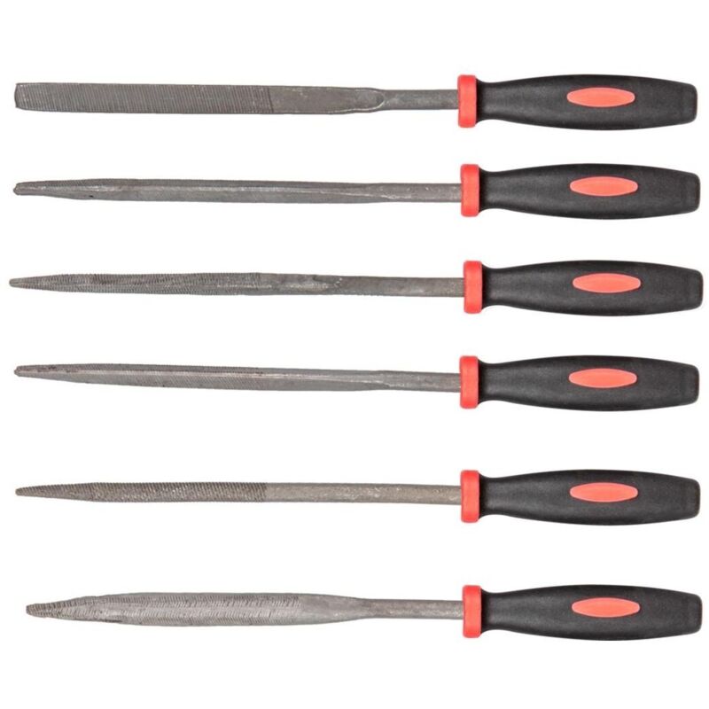 Set 6 Limes à Diamant Aiguilles 180mm - Précision Pour Métal, Bois & Plastique - Outils Bricolage