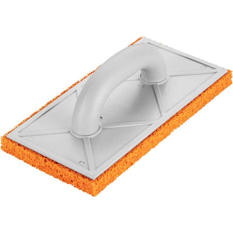 Truelle éponge 355 – Support Métal, Sans Manche – 13 X 42 Cm Pour Enduits Et Finitions