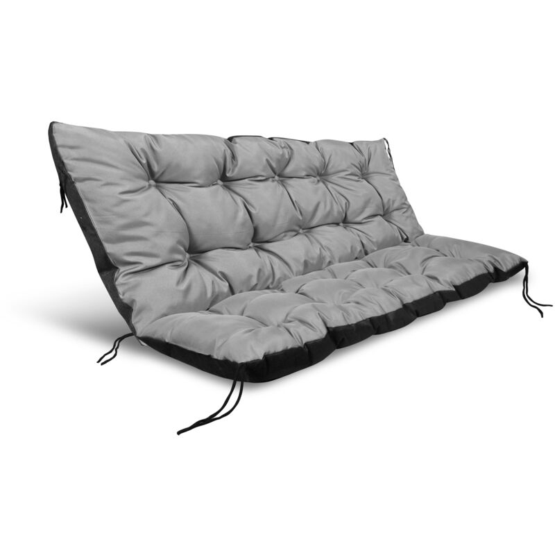 Coussin De Banc Sur Mesure Exterieur Interieur Coussin De Banquette 120x40 100 X 35 80x40 150x40 Pour Salon Ou Balançoire De Jardin, Balcon, Terrasse Et Palette(Grey,40x100cm - 6