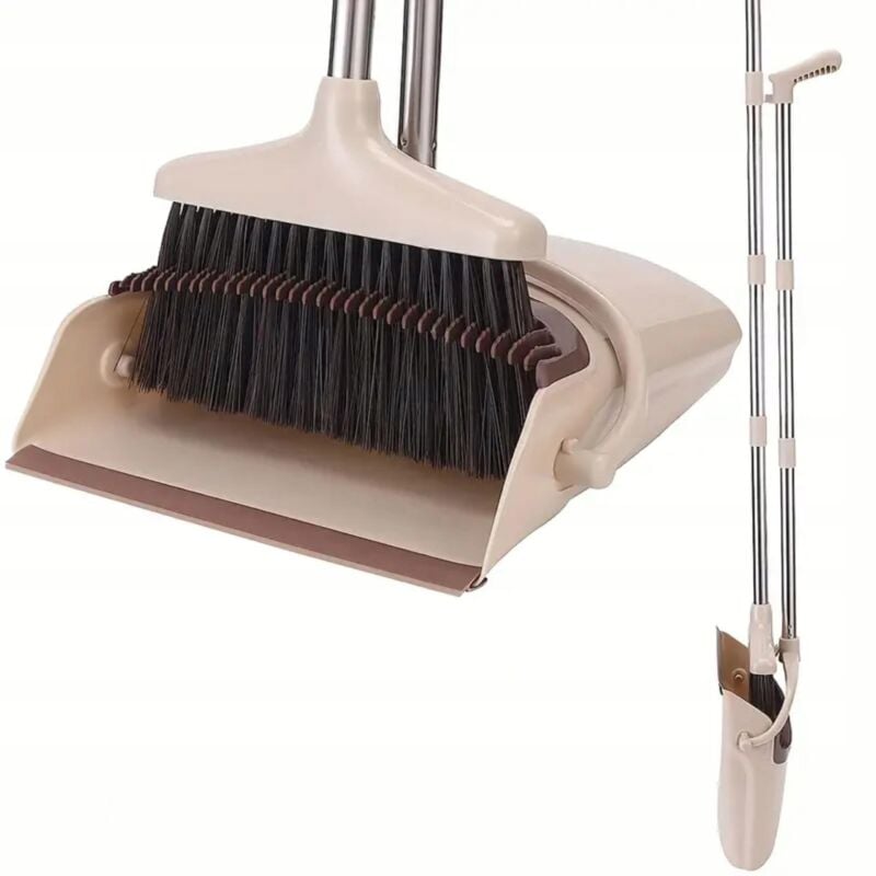 ENSEMBLE DE NETTOYAGE PARESSEUX BROSSE À POUSSIÈRE PLIABLE Pas besoin de se pencher