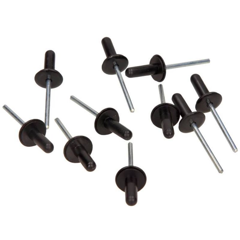 ROMIX RIVET NOIR UNIVERSEL 6MM BMW / FORD / RENAULT / VOLVO (10 PCS.)