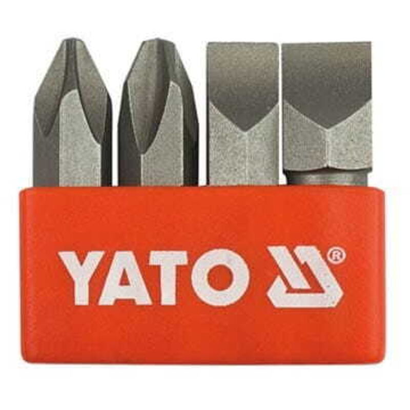 Coffret YATO YT-28290 - 12 Tournevis Et Embouts - 1000V - PH0, PH1, PH2