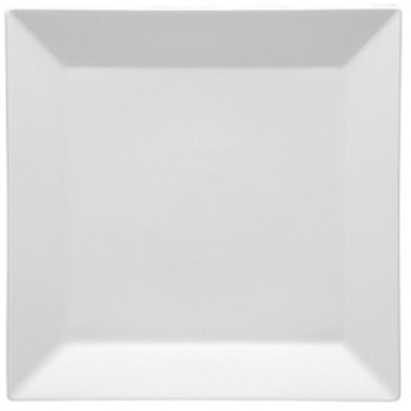 Assiettes porcelaine blanche rondes, carrées ou rectangles - Euro Location
