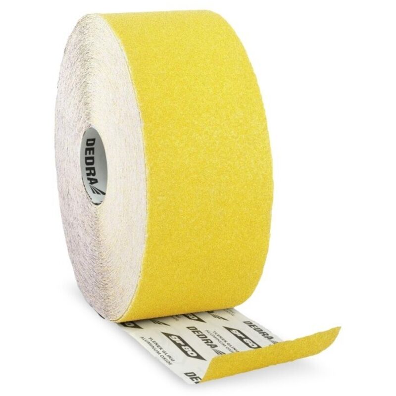 Rouleau De Papier De Verre DEDRA 50 M X 115 Mm, Grain 180 - Pour Un Poncage Precis 89699290