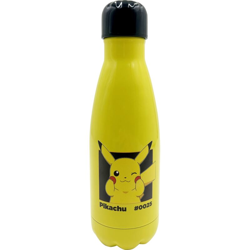 Gourde Isotherme Pokémon Enfant 460 Ml – Paille – Acier Inox – Chaud 12h / Froid 24h