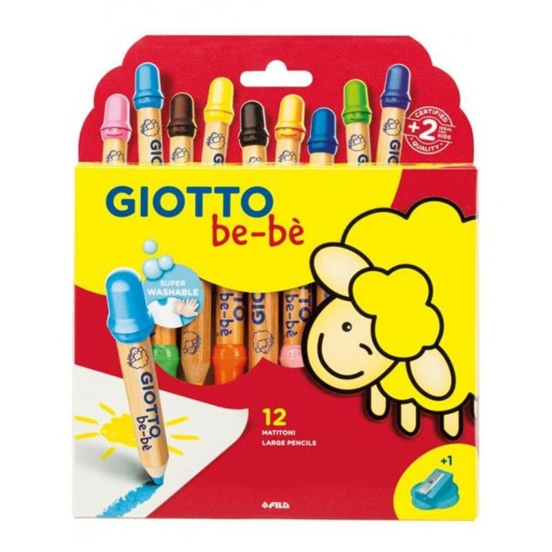 Crayons Twistables Lavables Pour Enfants - Lot De 12 Couleurs - Non Toxiques