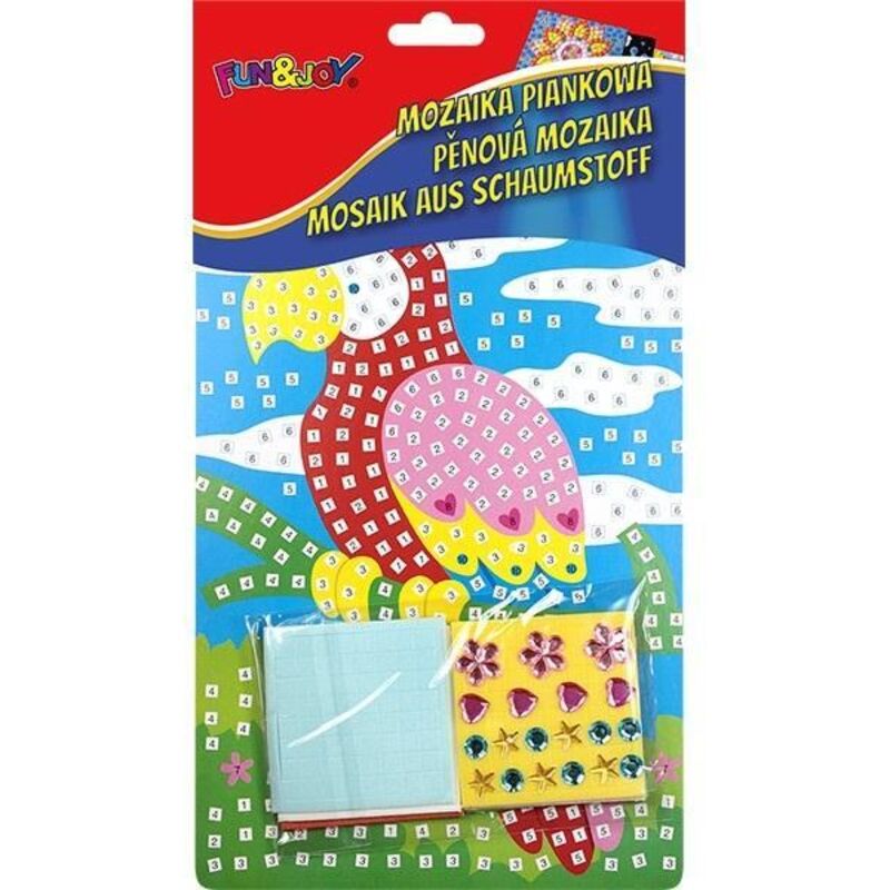 Jeu de mosaïque CREATEUR DE GENIE en mousse hippocampe et poisson