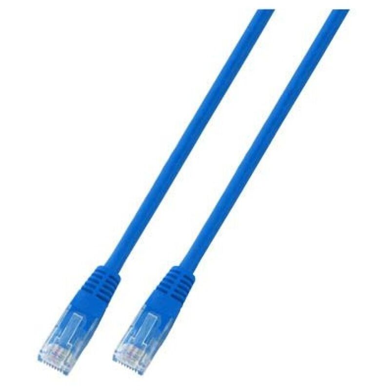 Cordon Cat. 5e RJ45 F/UTP avec manchons bleu 10 mètres
