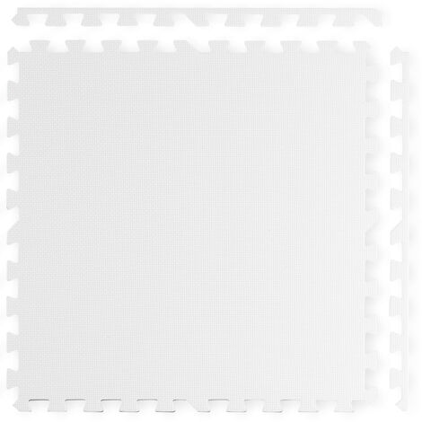 Grand tapis puzzle éducatif en mousse Ricokids, bleu et blanc