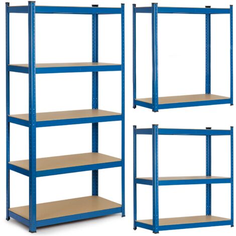 Etagère d'entrepôt en métal 180 x 90 x 40 cm Humberg 4848 (1/5)