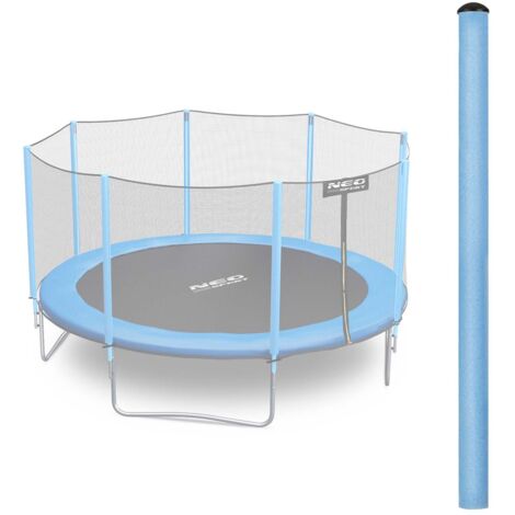 Poteau supérieur pour trampoline avec filet extérieur 8-15 pi bleu Neo-Sport (1/3)