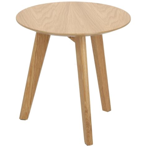 Table ronde Sano en chêne naturel, 40 cm (1/5)