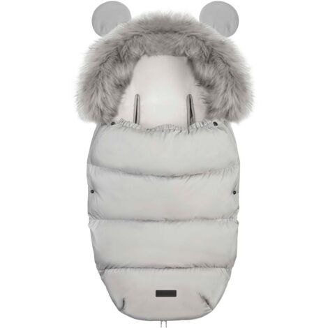 Gigoteuse Elmi Ricokids pour poussette et traîneau - gris (1/4)