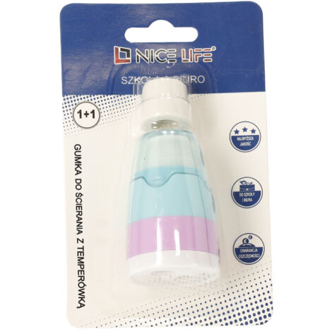 Gomme Avec Taille-crayon Intégré Mr. Wonderful - Bleu, Fourniture De Rentrée Scolaire