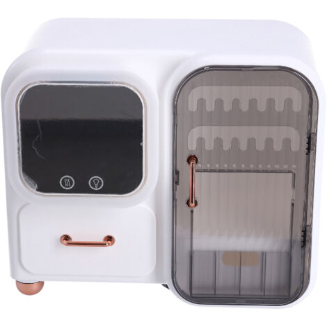 Organisateur, armoire pour cosmétiques, bijoux - blanc