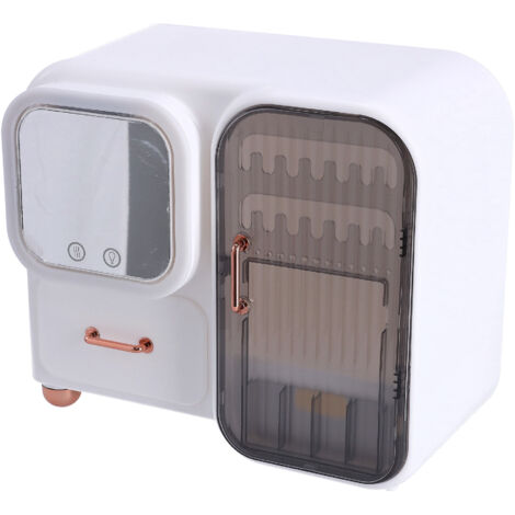 Organisateur, armoire pour cosmétiques, bijoux - blanc