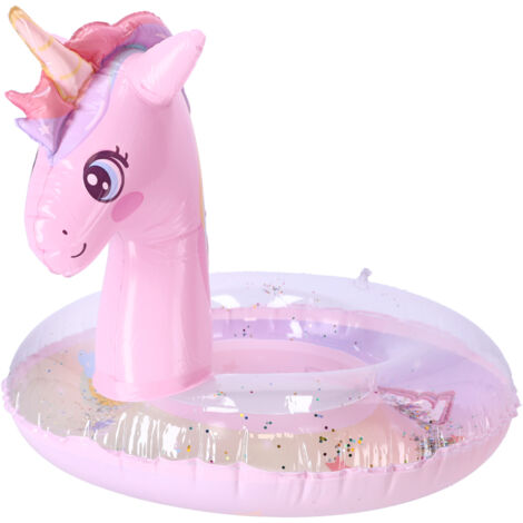 TD® Bouée en licorne eau cheval gonflable objet plage lit flottant ran