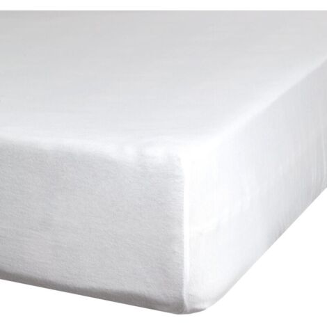 DRAP HOUSSE JERS4 140 X 200 X 30 CM CRÈME